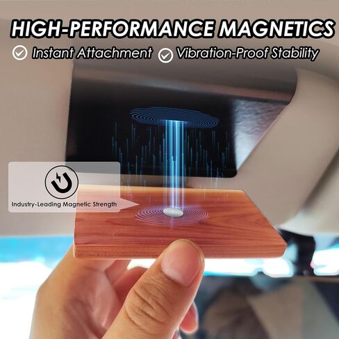 Gift Boxed Car Air Freshener – Long-Lasting Fragrance for 90+ Days – Wooden Car Diffuser – 8 Scents Available – Includes 1 Bottle of 5ML Essential Oil Refill – 0.17 FL OZ (Teak Scent) in Kuwait