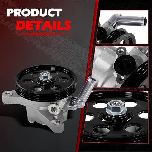 21-5142 Power Steering Pump with Pulley, Fit for 1999-2003 Mazda Protege1.8L 2.0L, 2002-2003 Mazda Protege5 2.0L, Replacement for 21-5142 B26K32650B in Saudi Arabia