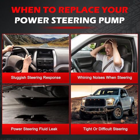 21-5142 Power Steering Pump with Pulley, Fit for 1999-2003 Mazda Protege1.8L 2.0L, 2002-2003 Mazda Protege5 2.0L, Replacement for 21-5142 B26K32650B in Saudi Arabia