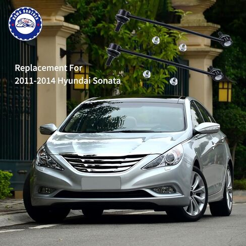 استبدال Link Bar Bar Bar الأمامي لعام 2011-2014 Hyundai Sonata Limited L4 2.4L GLS بدون رياضة (K750436/K750437) in Saudi Arabia