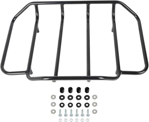 Black Tour Pack Luggage Rack for Harley Touring Road King Street Glide Classic(Replace: 53665-87) in Saudi Arabia