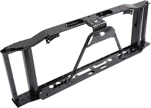KUAFU Radiator Core Support Compatible with 2007-2009 Chevrolet Silverado GMC Sierra 1500 Replacement for GM1225252 20840497 Steel Black Radiator Support Assembly in Saudi Arabia