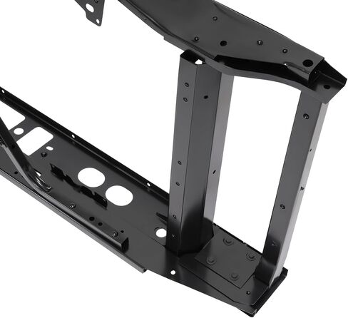 KUAFU Radiator Core Support Compatible with 2007-2009 Chevrolet Silverado GMC Sierra 1500 Replacement for GM1225252 20840497 Steel Black Radiator Support Assembly in Saudi Arabia