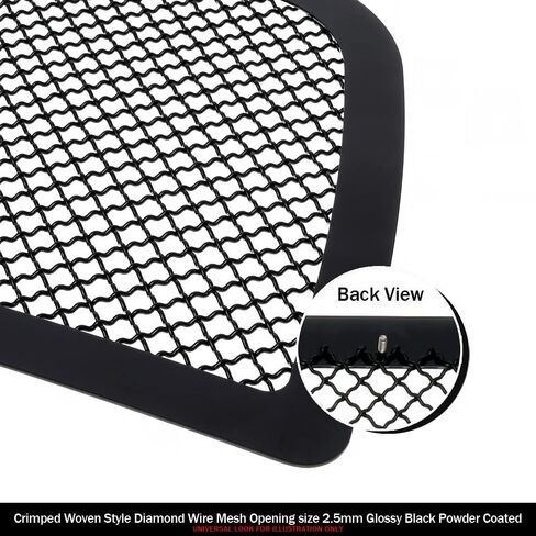 APS Premium Steel Detival Stail Mesh Grille Grille Insert متوافق مع Tesla Model 3 17 18 19 20 21 22 23 24 25 Lower N19-K43257T in Saudi Arabia