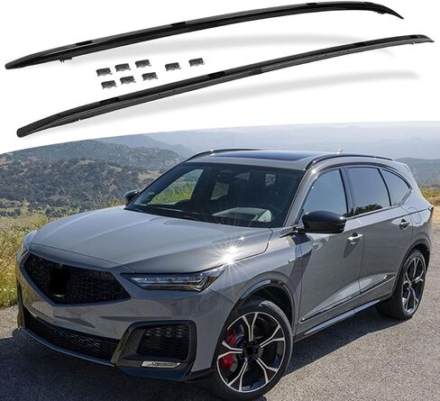 2pcs Roof Rack Rail fits for Acura MDX 2022 2023 2024 2025 Cargo Carrier Luggage Side Rails in Saudi Arabia