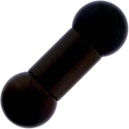 Lex & Lu Titanium Straight Barbell Tongue Ring Body Piercing 2 Thru 00 Gauge in Saudi Arabia
