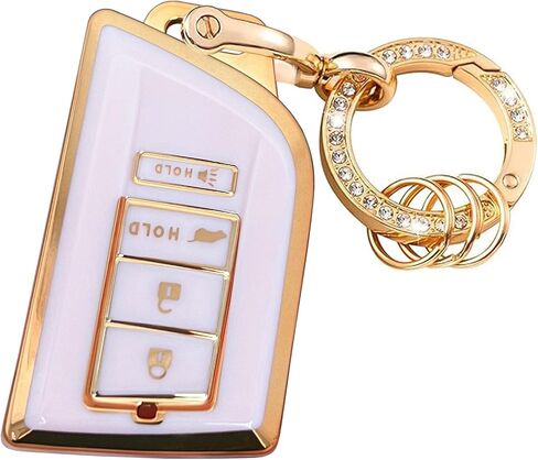 أنظمة الدخول بدون مفتاح لغطاء مفتاح Acura يناسب 2022 2023 2024 2025 Acura RDX MDX Remote Smart Key (Pink-Gold) in Kuwait