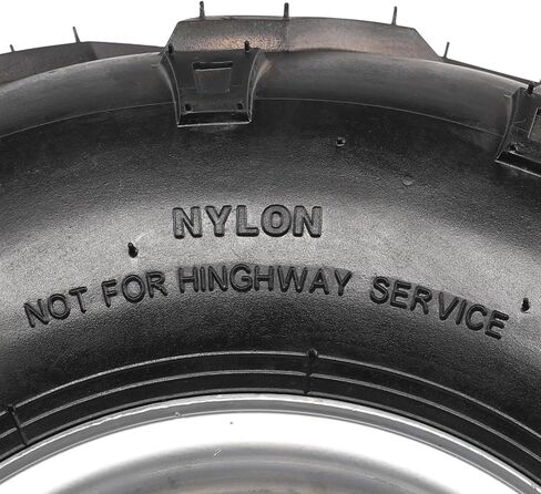 16x8-7 ATV Go-Kart Wheel with 4 Holes | 7-Inch Rim, 110mm Spacing | Pre-Mounted Tire & Rim Combo | Fits Kazuma, Taotao, Roketa, Coolster, UTV, Quad, Buggy 110cc-125cc Off-Road Vehicles (1) in Kuwait