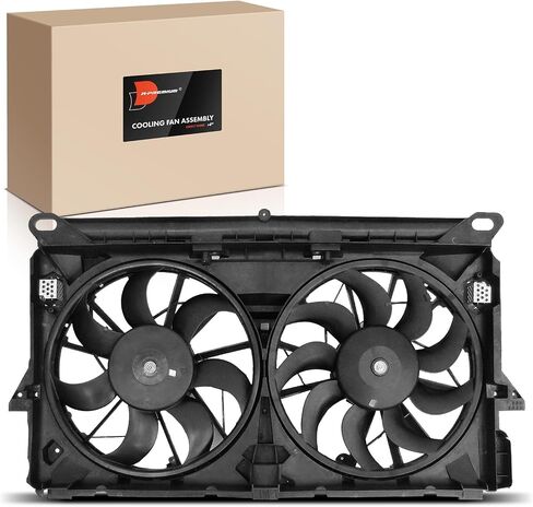 A-Premium Engine Radiator Cooling Fan Assembly Compatible with Select Chevrolet & GMC & Cadillac Models - Silverado 1500 2009-2013, Tahoe 2008-2013, Sierra 1500 2009-2013, Yukon 2008-2013, Escalade in Saudi Arabia