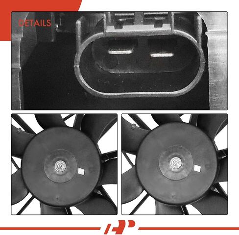 A-Premium Engine Radiator Cooling Fan Assembly Compatible with Select Chevrolet & GMC & Cadillac Models - Silverado 1500 2009-2013, Tahoe 2008-2013, Sierra 1500 2009-2013, Yukon 2008-2013, Escalade in Saudi Arabia