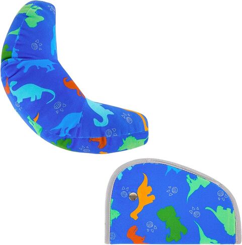 وسادة غطاء حزام الأمان وأداة ضبط حزام الأمان للأطفال، غطاء حزام مقعد السيارة وحزام الأمان وحزام الرأس ودعم وسادة السيارة للسفر للأطفال الصغار، ملونة in Kuwait