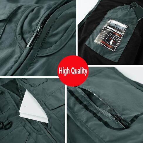 سترة الصيد رجال فائدة الصيف سفر سفاري سترات في الهواء الطلق خفيفة الوزن البضائع السترة in Kuwait