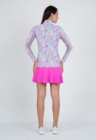 Ibkul Women's Gloria Paisley Print Golf Pullover in Kuwait