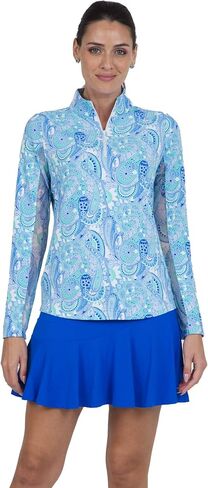 Ibkul Women's Gloria Paisley Print Golf Pullover in Kuwait