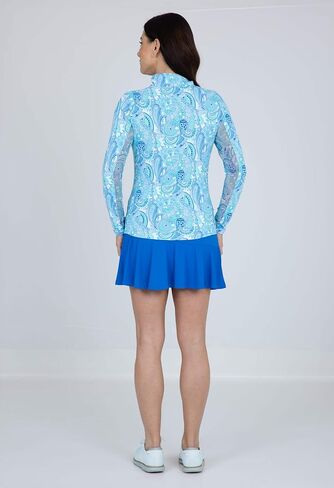 Ibkul Women's Gloria Paisley Print Golf Pullover in Kuwait