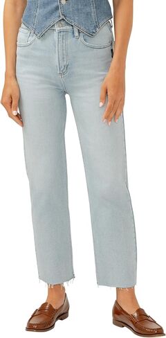 Silver Jeans Co. Women's Highly Desirable High Rise Straight Leg Jeans in Saudi Arabia