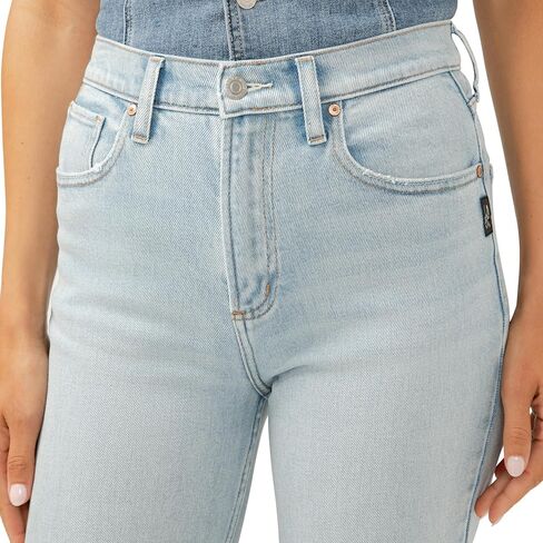 Silver Jeans Co. Women's Highly Desirable High Rise Straight Leg Jeans in Saudi Arabia