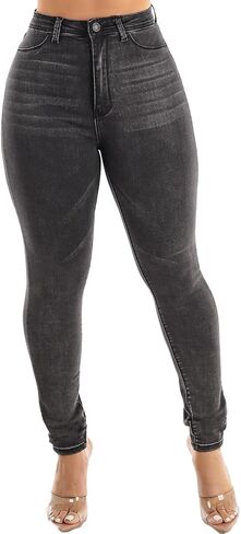Moda Xpress Ultra High Waisted Jeans for Women - Skinny Jeans - Stretchable Slim Fit Jeans in Saudi Arabia