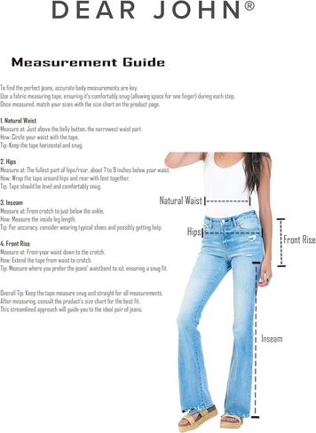 DEAR JOHN Joyrich Women's Jeans Skinny Leg Mid Rise in Saudi Arabia