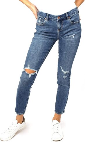 DEAR JOHN Joyrich Women's Jeans Skinny Leg Mid Rise in Saudi Arabia