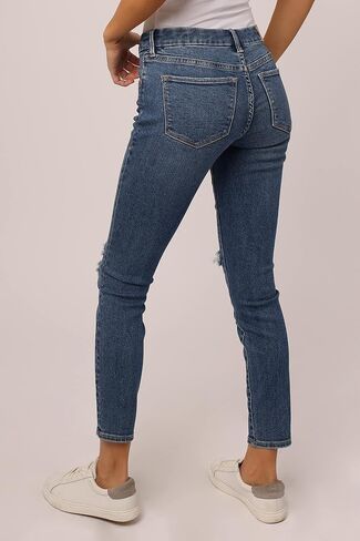 DEAR JOHN Joyrich Women's Jeans Skinny Leg Mid Rise in Saudi Arabia