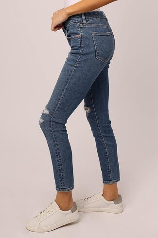 DEAR JOHN Joyrich Women's Jeans Skinny Leg Mid Rise in Saudi Arabia