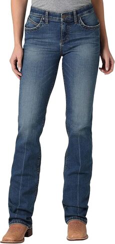 Wrangler Women Q-Baby Mid Rise Boot Cut Ultimate Riding Jean in Kuwait