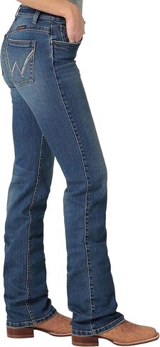 Wrangler Women Q-Baby Mid Rise Boot Cut Ultimate Riding Jean in Kuwait