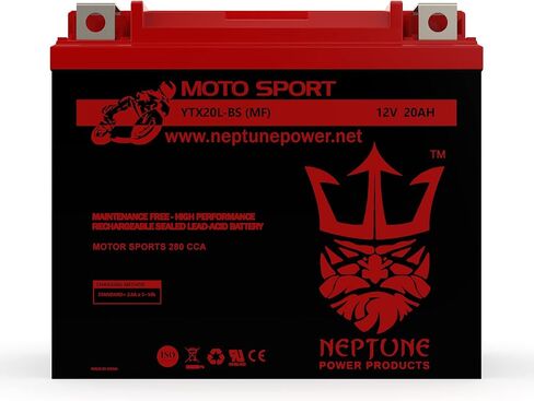 Neptune Power YTX20L-BS High Performance Replacement AMG Battery for Kawasaki Mule 3000 Mule 3010 Battery in Saudi Arabia