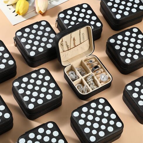 12 Pcs Volleyball Gifts for Team Bulk, Volleyball Jewelry Box, Small Travel Jewelry Case, Volleyball Mini Portable Jewelry Case Organizer Storage Box for Volleyball Team Coach Party Supplies in Kuwait