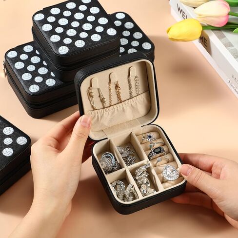 12 Pcs Volleyball Gifts for Team Bulk, Volleyball Jewelry Box, Small Travel Jewelry Case, Volleyball Mini Portable Jewelry Case Organizer Storage Box for Volleyball Team Coach Party Supplies in Kuwait