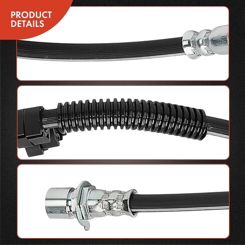 A-Premium Front Side Prake Side Hoster خراطيم هيدروليكي متوافق مع طرازات شيفروليه وكاديلاك المختارة-Camaro 2017-2022 ، ATS 2016-2017-استبدل# 84237979 in Saudi Arabia