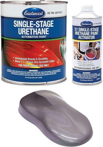 Eastwood 3:1 Chop Top Silver Metallic Single Stage Automotive Spray Paint 1 Sprayable Gallon Kit in Saudi Arabia
