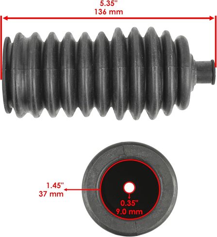 Caltric Steering Rack Pinion Boot Dust Seal Compatible with Yamaha Rhino 450 YXR450F 4X4 2006-2009 / Rhino 700 YXR700F 2008-2013 in Saudi Arabia
