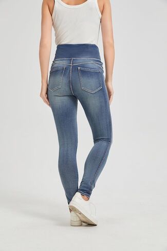 High Waisted Jegging for Women Premium Stretch Slim Fit Jeans Tummy Control Comfort with Everyday Casual Style in Kuwait