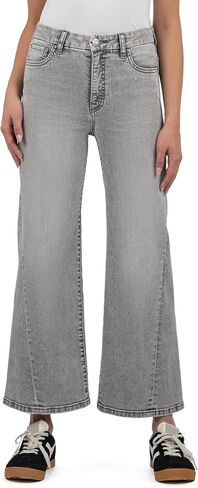 KUT from the Kloth Women's Meg High Rise Fab Ab Wide Leg Back Forward Clean Hem in Saudi Arabia