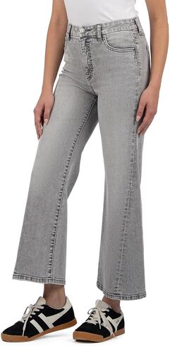 KUT from the Kloth Women's Meg High Rise Fab Ab Wide Leg Back Forward Clean Hem in Saudi Arabia