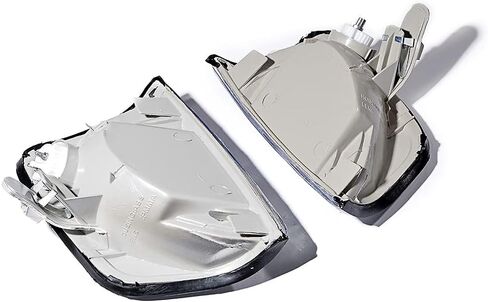 Astra Depot Pair Front Bumper Turn Signal Light Housing Clear Lens Compatible with Mercedes W124 E-Class Sedan 1985-1995 in Saudi Arabia