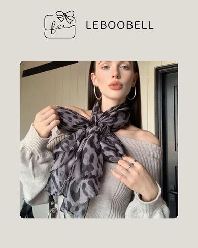 Women's Leopard Print Scarves Lady Lightweight Scarf Soft Sunscreen Shawls Vintage Wrap Shawl in Saudi Arabia