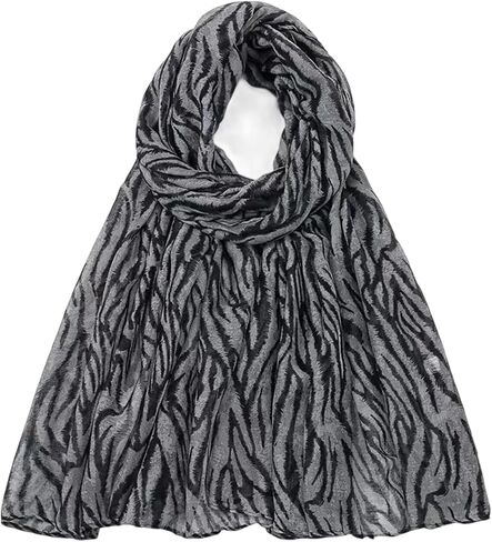 Women's Leopard Print Scarves Lady Lightweight Scarf Soft Sunscreen Shawls Vintage Wrap Shawl in Saudi Arabia