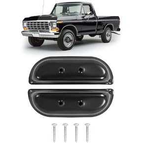حامل كوب مسند الأذرع الأمامي المتوافق مع 1973-1979 فورد F-Series F-100 F-150 F-250 F-350 Bronco Pickup Door Door Door Door Dear Bray Container Bin Chrome Steel in Kuwait