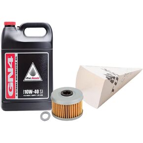TUSK 4-Stroke Change Kit Kit Pro-Honda GN4 10W-40 متوافقة مع Honda Rancher 420 4x4 2015-2025 in Saudi Arabia