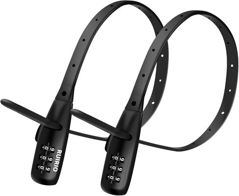 2 Pcs 3-Digit Resettable Small Combo Cable Lock for Bicycle, Electric Bicycle, Kids Bike, Fridge, Scooter, Cabinets, Drawers, Gates, Fences, Toolboxes in Saudi Arabia