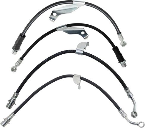 TRQ Brake Hose Set Compatible with 2012-2013 Chevrolet Captiva Sport 2008-2010 Saturn Vue in Saudi Arabia