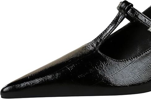 Baobeijiadao Womens مدببة إصبع القدم الكعب slingback زلة على مضخات قريبة من الإرشاد in Kuwait