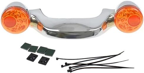 MACHSWON Bullet Rear Brake LED Light Bar Turn Signal - Black Motorcycle Rear Turn Signal Light Bar Bullet Style Blinker Indicator, Compatible with Harley-Davidson Street Road Glide 2010-2022 in Saudi Arabia