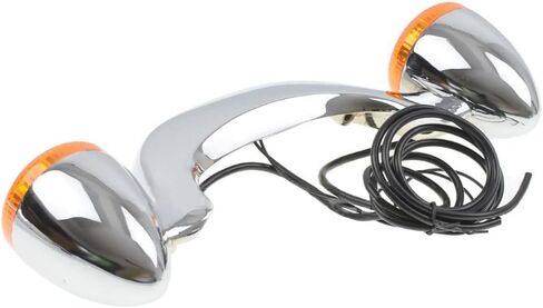 MACHSWON Bullet Rear Brake LED Light Bar Turn Signal - Black Motorcycle Rear Turn Signal Light Bar Bullet Style Blinker Indicator, Compatible with Harley-Davidson Street Road Glide 2010-2022 in Saudi Arabia