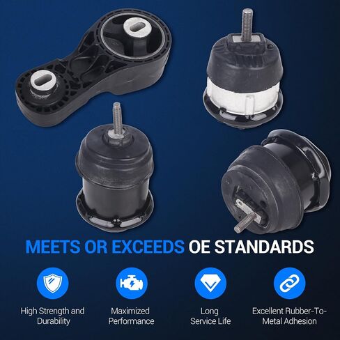 محرك محرك Autoround و Trans Mount Kit متوافق مع Chevy Traverse Buick Enclave 2009-2017 ، GMC Acadia 09-16 ، Saturn Outlook V6 3.6L ناقل حركة أوتوماتيكي ، استبدل# A5458 A5549 A5548 A5444 in Saudi Arabia