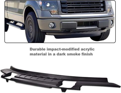 G-PLUS Front Bumper Lower Valance Compatible with Ford F150 4WD 2009-2014 Replacement for FO1095228C 9L3Z17626B Textured Valance Panel with Fog Light Holes in Saudi Arabia