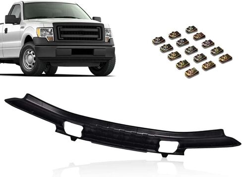 G-PLUS Front Bumper Lower Valance Compatible with Ford F150 4WD 2009-2014 Replacement for FO1095228C 9L3Z17626B Textured Valance Panel with Fog Light Holes in Saudi Arabia